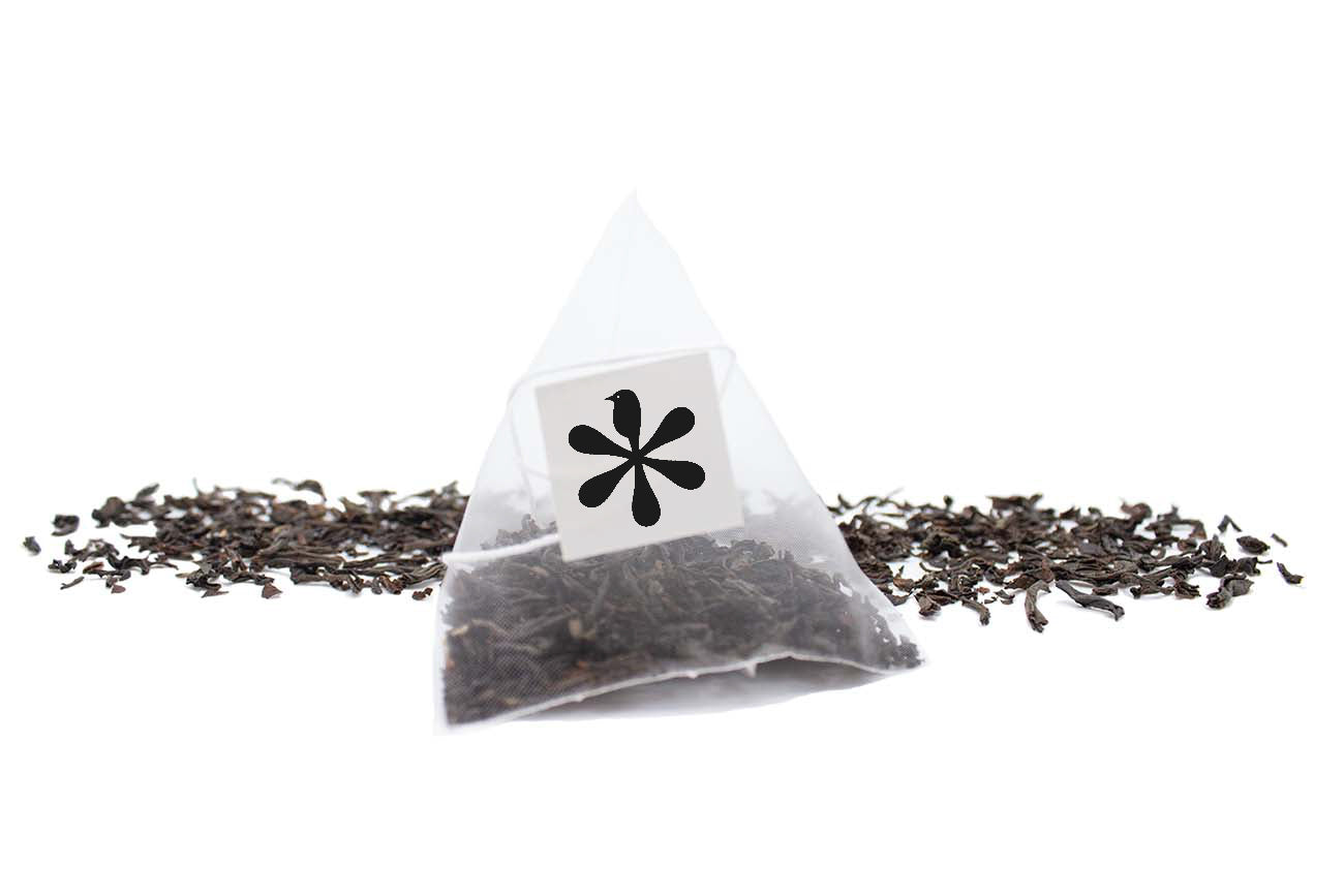 Pyramid Sachet with Whole Leaf English Breakfast Tea